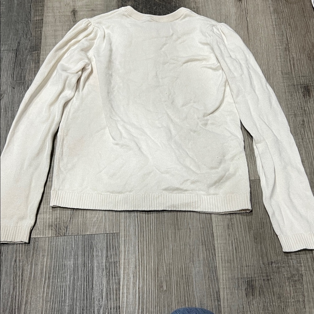 Gymboree pumpkin cardigan sweater size 12 - Picture 3 of 3